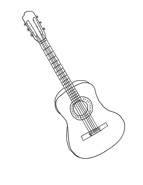 classicguitarcoloringpages  sean of the south